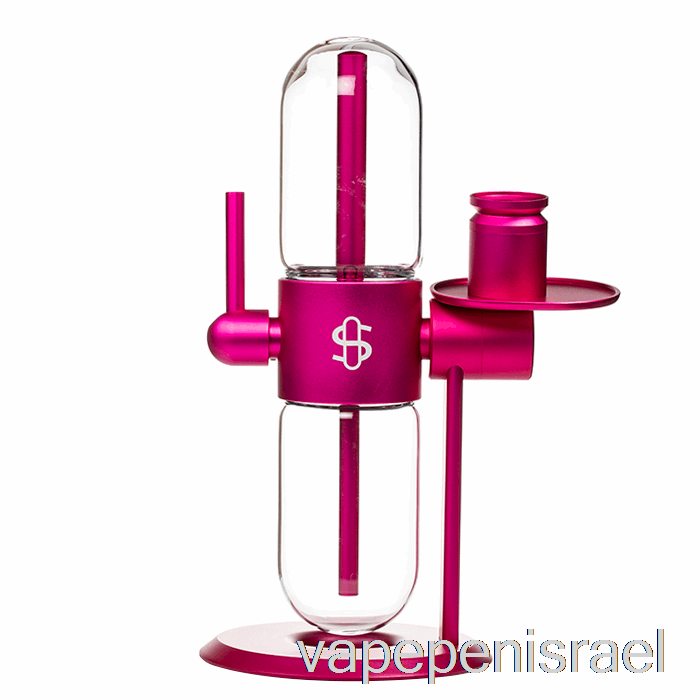 חד פעמי Vape Israel Stundenglass זכוכית כוח כבידה Infuser ורוד